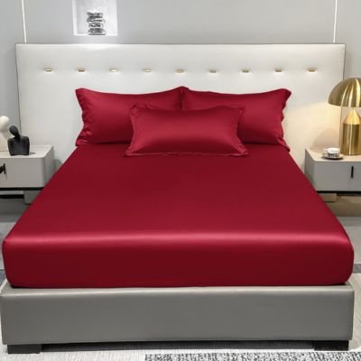 Drap housse en satin luxe - Confort et élégance pour votre lit - Lit Paradis