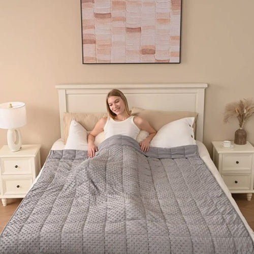 Couverture lestée adulte | SommeilProfond pour un sommeil réparateur - Lit Paradis