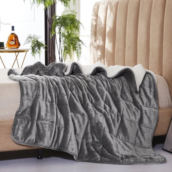 Couverture lestée thérapeutique pour un sommeil apaisant - Lit Paradis